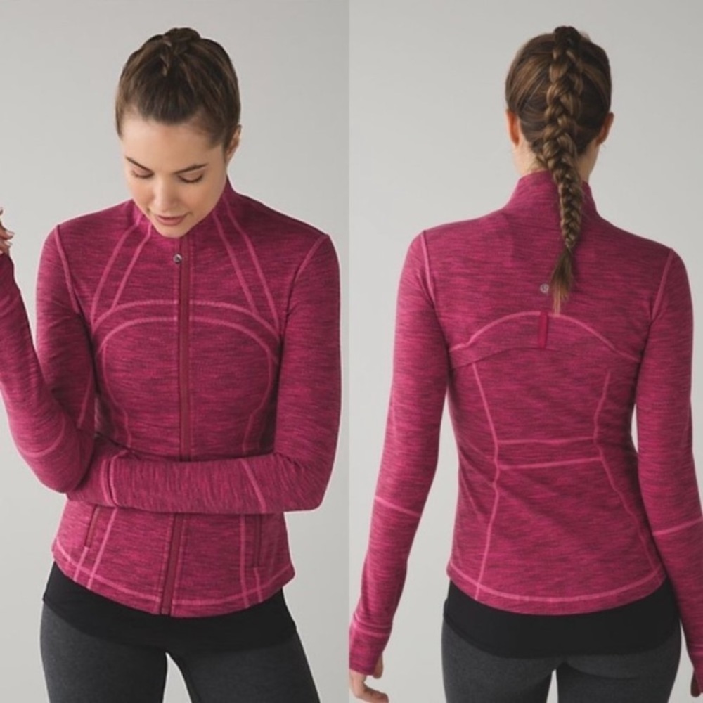 🌺Lululemon Define Jacket-Jacquard Berry Rumble🌺 - Picture 1 of 16